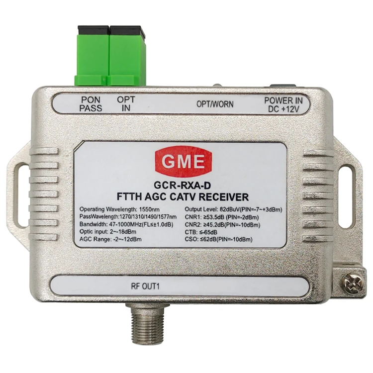 RÉCEPTEUR CATV FTTH