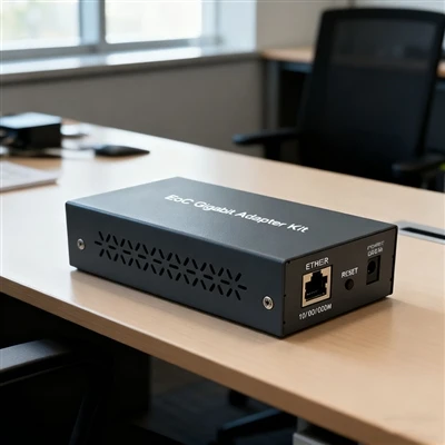 Les kits d'adaptateurs Gigabit EoC deviennent le choix privilégié pour les mi...