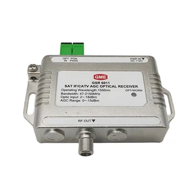 Récepteur optique satellite